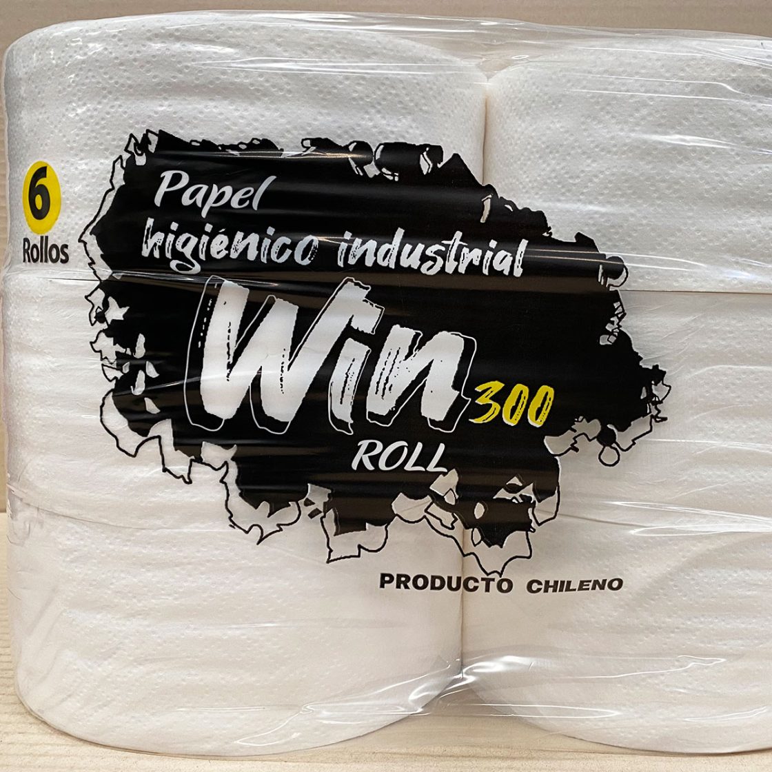 Papel Higiénico Industrial 6 Rollos Detergentes Blanc